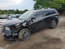 Salvage cars for sale at Baltimore, MD auction: 2017 Toyota Highlander SE