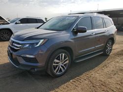 Salvage cars for sale at Brighton, CO auction: 2018 Honda Pilot Touring