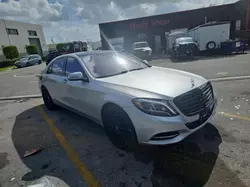 Salvage cars for sale at Opa Locka, FL auction: 2015 Mercedes-Benz S 550 4matic