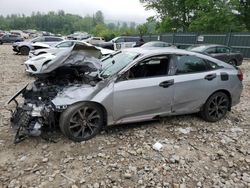 Salvage cars for sale at Candia, NH auction: 2019 Honda Civic Sport
