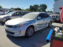 Salvage cars for sale at Sacramento, CA auction: 2017 KIA Optima LX