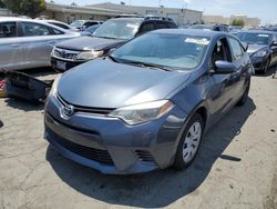 Salvage cars for sale at Martinez, CA auction: 2016 Toyota Corolla L