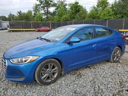 Salvage cars for sale at Waldorf, MD auction: 2018 Hyundai Elantra SEL