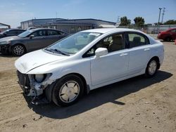 Honda Civic salvage cars for sale: 2008 Honda Civic Hybrid