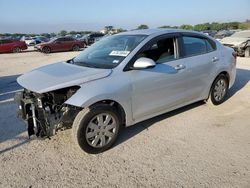 Salvage cars for sale at San Antonio, TX auction: 2023 KIA Rio LX