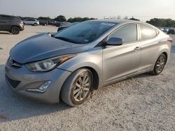 Salvage cars for sale at San Antonio, TX auction: 2015 Hyundai Elantra SE