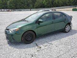 Toyota Vehiculos salvage en venta: 2015 Toyota Corolla L