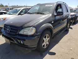 Mercedes-Benz salvage cars for sale: 2001 Mercedes-Benz ML 320