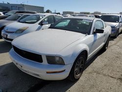 Salvage cars for sale at Martinez, CA auction: 2005 Ford Mustang