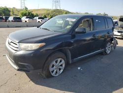 Toyota Highlander salvage cars for sale: 2012 Toyota Highlander Base