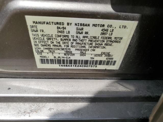 2004 Nissan Maxima SE