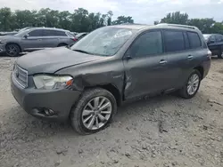 Toyota salvage cars for sale: 2009 Toyota Highlander Hybrid Limited