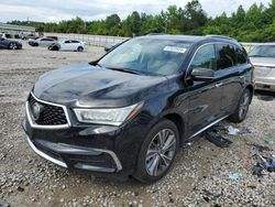 Salvage cars for sale at Memphis, TN auction: 2017 Acura MDX Technology