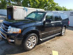 Ford Expedition salvage cars for sale: 2016 Ford Expedition EL Limited