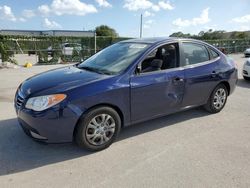 Salvage cars for sale from Copart Orlando, FL: 2010 Hyundai Elantra Blue