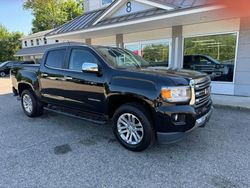 Salvage trucks for sale at North Billerica, MA auction: 2016 GMC Canyon SLT