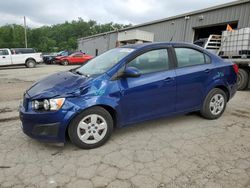Salvage cars for sale at West Mifflin, PA auction: 2013 Chevrolet Sonic LS