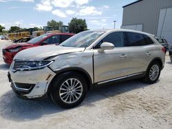 Salvage cars for sale at Apopka, FL auction: 2017 Lincoln MKX Select