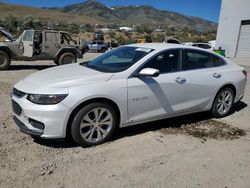 Salvage cars for sale from Copart Reno, NV: 2017 Chevrolet Malibu Premier