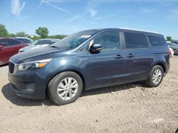 Salvage cars for sale at Chicago Heights, IL auction: 2016 KIA Sedona LX