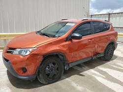 Salvage cars for sale at Haslet, TX auction: 2015 Toyota Rav4 LE