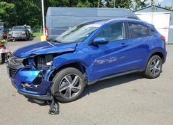 Salvage cars for sale at East Granby, CT auction: 2021 Honda HR-V EX