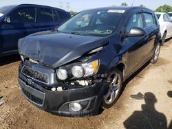 Carros salvage a la venta en subasta: 2014 Chevrolet Sonic LTZ