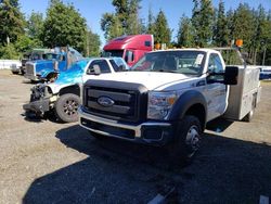 Salvage cars for sale from Copart Arlington, WA: 2016 Ford F450 Super Duty