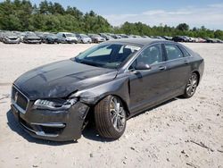 Salvage cars for sale at Mendon, MA auction: 2019 Lincoln MKZ Reserve I