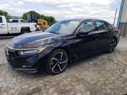 Salvage cars for sale from Copart Chambersburg, PA: 2018 Honda Accord Sport