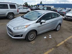 Vehiculos salvage en venta de Copart Woodhaven, MI: 2015 Ford Fiesta Titanium