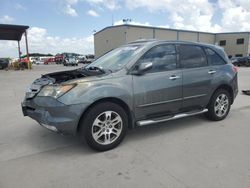 Salvage cars for sale at Wilmer, TX auction: 2008 Acura MDX Technology