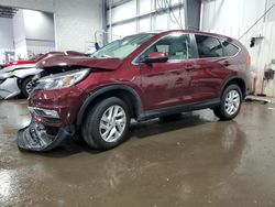 Salvage cars for sale at Ham Lake, MN auction: 2016 Honda CR-V EX