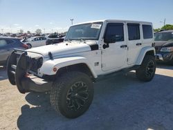 Vehiculos salvage en venta de Copart Indianapolis, IN: 2014 Jeep Wrangler Unlimited Sahara