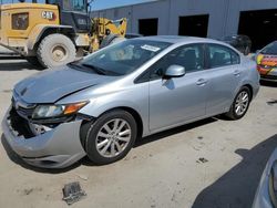 Honda salvage cars for sale: 2012 Honda Civic EX