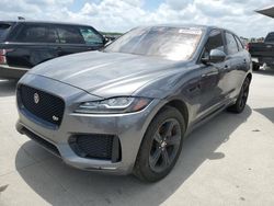Salvage cars for sale at Grand Prairie, TX auction: 2017 Jaguar F-PACE S
