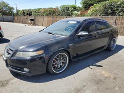 Salvage cars for sale at San Martin, CA auction: 2008 Acura TL Type S