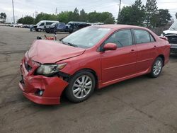 Salvage cars for sale from Copart Denver, CO: 2009 Toyota Corolla Base