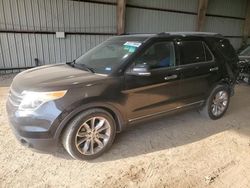 Salvage cars for sale at Houston, TX auction: 2015 Ford Explorer Limited