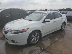 Salvage cars for sale at Grand Prairie, TX auction: 2012 Acura TSX Tech