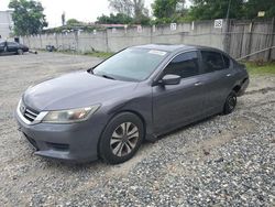 Honda Accord lx salvage cars for sale: 2015 Honda Accord LX