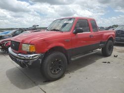 Ford salvage cars for sale: 2002 Ford Ranger Super Cab