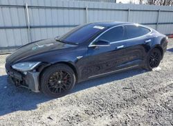 Salvage cars for sale at North Billerica, MA auction: 2013 Tesla Model S