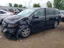 Salvage cars for sale at Elgin, IL auction: 2017 Honda Odyssey SE