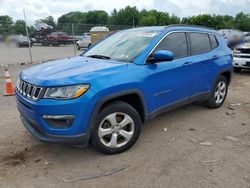 Salvage cars for sale from Copart Chalfont, PA: 2018 Jeep Compass Latitude