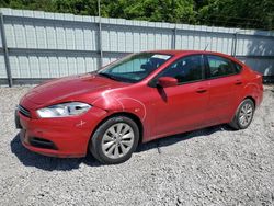 Salvage cars for sale from Copart Hurricane, WV: 2014 Dodge Dart SE Aero