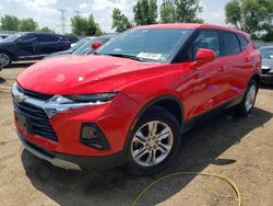 Salvage cars for sale at Elgin, IL auction: 2019 Chevrolet Blazer 1LT