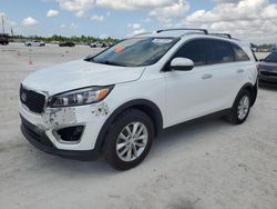 Salvage cars for sale at Arcadia, FL auction: 2016 KIA Sorento LX