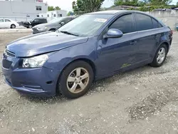 Chevrolet salvage cars for sale: 2014 Chevrolet Cruze LT