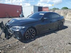 Salvage cars for sale at Homestead, FL auction: 2024 BMW I4 Edrive 35